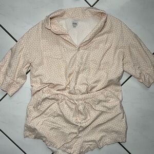 Rhythm collard shirt and shorts set